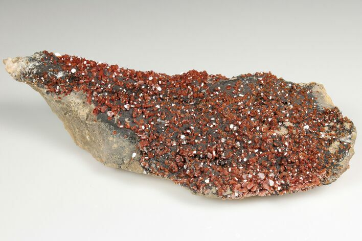Ruby Red Vanadinite Crystal Cluster - Morocco #196345